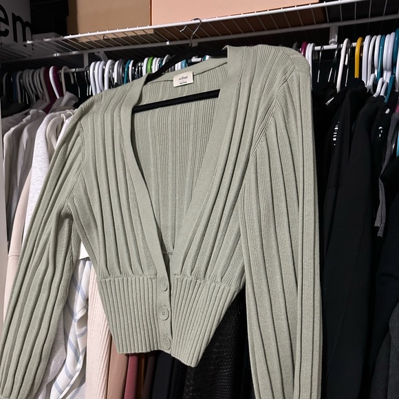 WILFRED plunge front cardigan - Picture 2 of 3